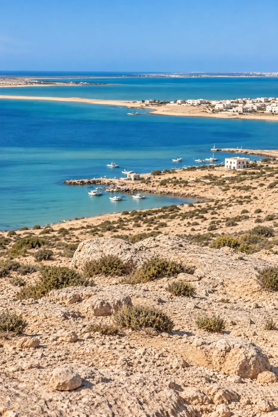 Coastline near Dakhla on the Atlantic